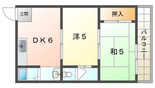 秦ハイツの物件間取画像